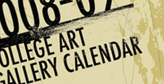 SCC Art Gallery Calendar